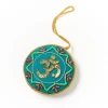 Matr Boomie OM / AUM Symbol Mandala Plush Ornament - Larissa Collection, Handcrafted In India Global Fair Trade Gifts