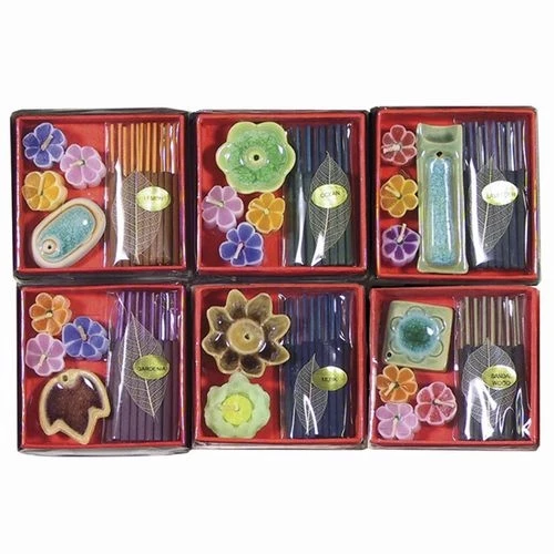 World Buyers Colorful Assorted Incense Stick And Candle Gift Box Set 3 World Buyers Colorful Assorted Incense Stick And Candle Gift Box Set