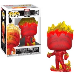 Funko Pop Vinyl Figurine The Original Human Torch - The Fantastic Four Marvel 80th Anniversary Pop! Marvel