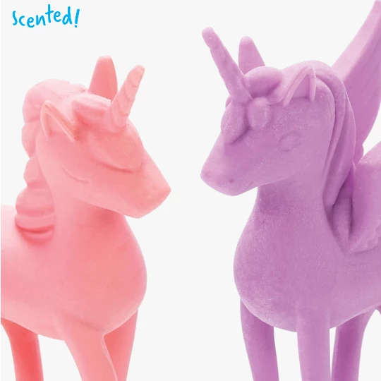 Ooly Unicorns Unicorn BFF Scented Erasers Set ~ Cotton Candy Scented Best Friends Forever