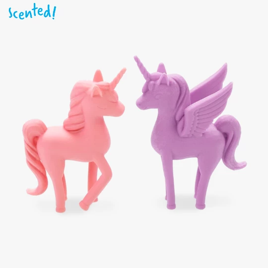 Ooly Unicorns Unicorn BFF Scented Erasers Set ~ Cotton Candy Scented Best Friends Forever