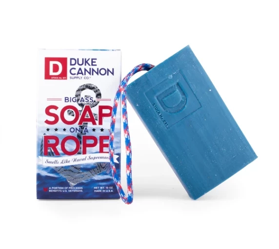 Duke Cannon Big Ass Soap On A Rope - Naval Supremacy
