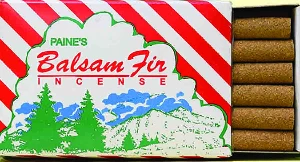 Paine's Incense Balsam Fir Incense Logs & Holder