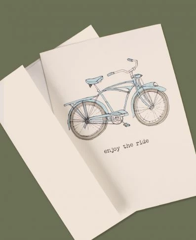 Soul Flower Enjoy The Ride Greeting Card