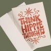 Soul Flower Think Hippie Thoughts Greeting Card