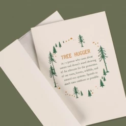 Soul Flower Tree Hugger Definition Greeting Card