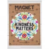 Natural Life Kindness Matters Cream Car Magnet