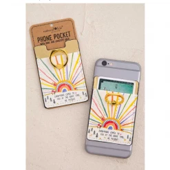 Natural Life Be Patient Phone Pocket Ring