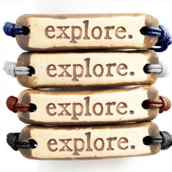 Eco-Conscious Gifts Explore. MudLOVE Bracelet