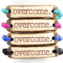 Overcome. MudLOVE Bracelet Eco-Conscious Gifts