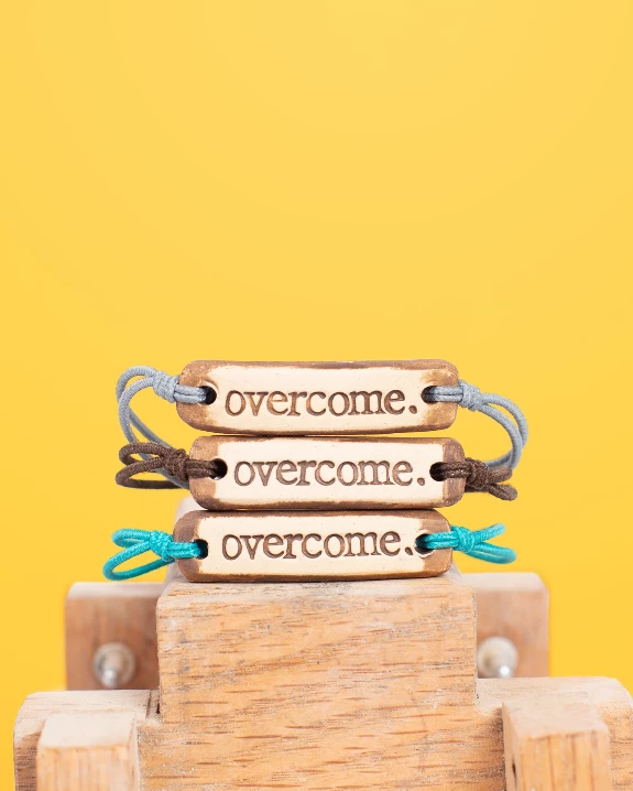 Overcome. MudLOVE Bracelet Eco-Conscious Gifts 5 Overcome. MudLOVE Bracelet Eco-Conscious Gifts