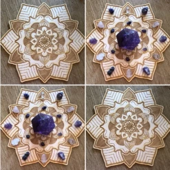 Zen And Meow Mandala Crystal Grid #1