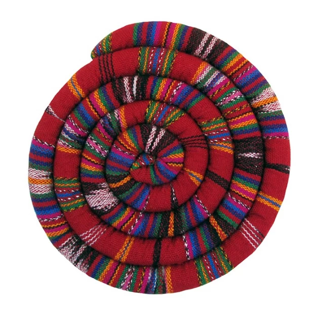UPAVIM Crafts Handwoven Spiral Spiced Heatable Trivet (4") Handcrafted In Guatemala Global Fair Trade Gifts