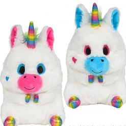 RI Novelty Bright Rainbow Unicorn Plush