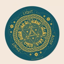 Soul Flower Light Body Spirit Merkaba Sticker