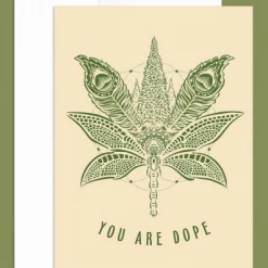 Soul Flower You Are Dope Greeting Card