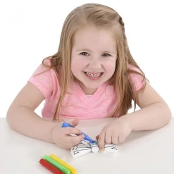 RI Novelty Kids Crafts & Activities Butterfly Color-A-Pal Marker And Plush Canvas Set