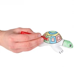 RI Novelty Turtle Color-A-Pal Marker And Plush Canvas Set Kids Crafts & Activities