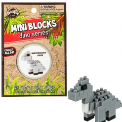 RI Novelty Kids Crafts & Activities Mini Blocks Dino Series Brontosaurus