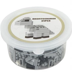 RI Novelty Kids Crafts & Activities Mini Blocks Dino Series Brontosaurus