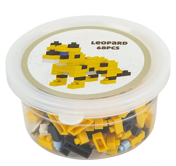 RI Novelty Mini Blocks Animal Series Leopard Kids Crafts & Activities 6 RI Novelty Mini Blocks Animal Series Leopard Kids Crafts & Activities