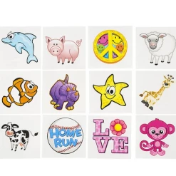 RI Novelty Bright And Fun Temporary Tattoos! Toys & Novelties