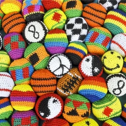 RI Novelty Smiles & Surprises Knit Footbag Ball