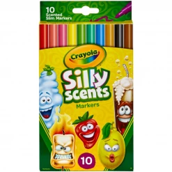 Notions Kids Crafts & Activities 10 Count Crayola Silly Scents Fine Line Washable Markers
