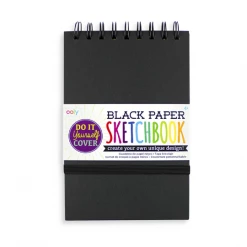 Ooly Kids Crafts & Activities Black DIY Cover Sketchbook