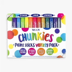 Ooly Kids Crafts & Activities Chunkies Paint Sticks Variety Pack