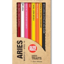 Whiskey River Soap Co Astrology Pencils Aries