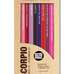 Whiskey River Soap Co Astrology Pencils Scorpio