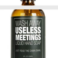 Whiskey River Soap Co Useless Meetings Liquid Hand Soap