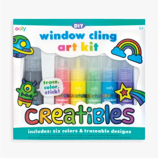 Ooly Creatibles DIY Window Cling Art Kit 3 Ooly Creatibles DIY Window Cling Art Kit