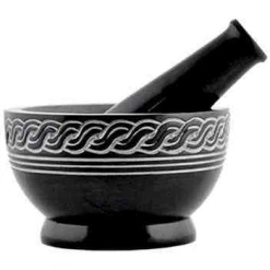 Om Imports Celtic Knot Mortar & Pestle Set - 2.5"H, 4"D Metaphysical & Divination Gifts