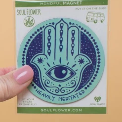 Soul Flower Heavily Meditated Mindful Magnet