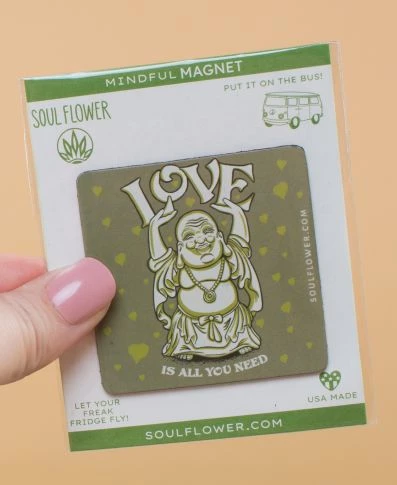 Soul Flower Love Is All You Need Buddha Magnet 3 Soul Flower Love Is All You Need Buddha Magnet