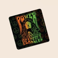 Soul Flower Power To The Peaceful Mindful Magnet