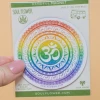 Soul Flower Rainbow OM Mandala Mindful Magnet