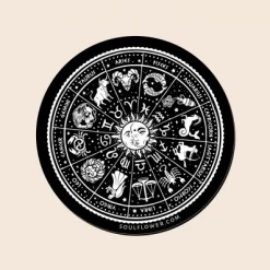 Soul Flower Zodiac Astrological Mindful Magnet 7 Soul Flower Zodiac Astrological Mindful Magnet