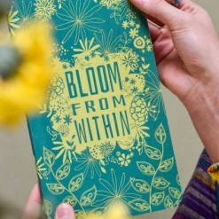 Soul Flower Bloom From Within Recycled Notebook