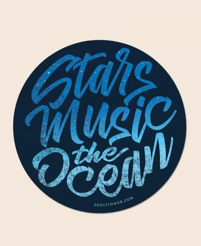 Soul Flower Stars, Music, The Ocean Sticker 3 Soul Flower Stars, Music, The Ocean Sticker