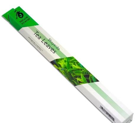 Tea Leaves Japanese Incense Sticks Overtones By Shoyeido Incense & Accessories 3 Tea Leaves Japanese Incense Sticks Overtones By Shoyeido Incense & Accessories