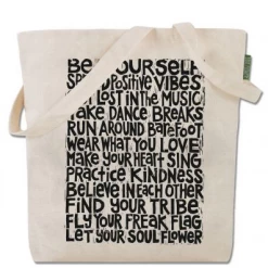 Soul Flower Manifesto Eco Tote Bag