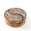 Matr Boomie Global Fair Trade Gifts Yin Yang Antique Finish Pivot Box Handcrafted In India