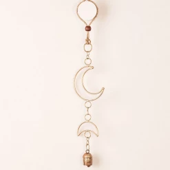 Matr Boomie Global Fair Trade Gifts Indukala Moon Mini Chime Handcrafted In India