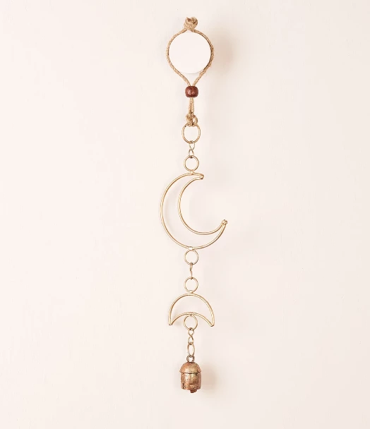 Matr Boomie Global Fair Trade Gifts Indukala Moon Mini Chime Handcrafted In India 3 Matr Boomie Global Fair Trade Gifts Indukala Moon Mini Chime Handcrafted In India
