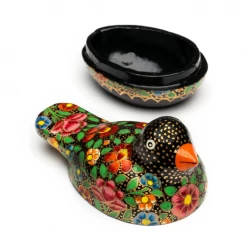 Matr Boomie Paradise Handpainted Parakeet Box Handcrafted In India ~ Assorted Colors
