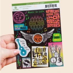Soul Flower Music Is Life Sticker Sheet
