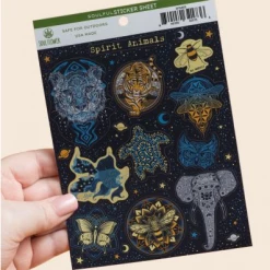 Soul Flower Spirit Animals Sticker Sheet
